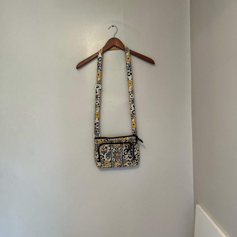 Vera Bradley Yellow & Black Bohemian Crossbody Bag 💛🖤 - Picture 3 of 14